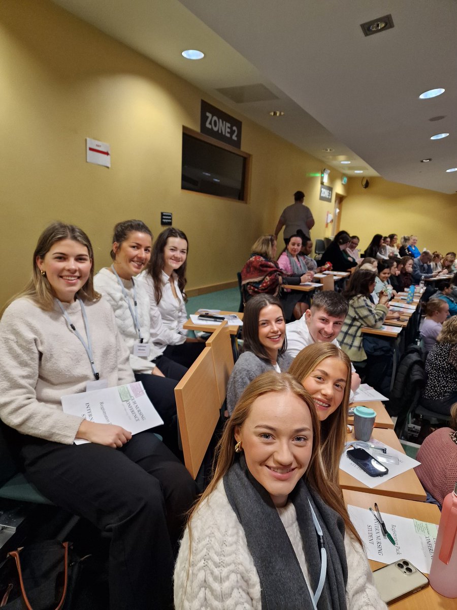 Our 4th Year  General Nursing Interns at todays @CUH_Cork  CUH Annual Nursing Conference 'Educate,Innovate ,Collaborate,Celebrate'#CuhNurseConf24 @CUH_Cork @carolinecoste17 @BridAOSullivan @NMBI_ie @NMPDUCorkKerry @AMGalvinCUH @rosiehoc @OBebh @rayhealy @HSEvalues @HSE_HR