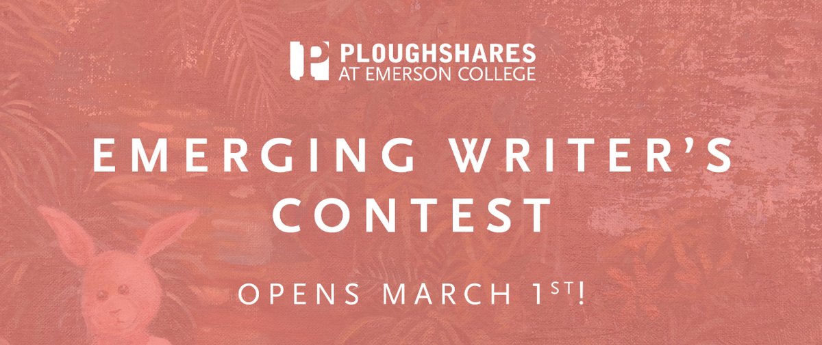 Ploughshares is on Bluesky (@pshares) on Twitter photo Our Emerging Writer's Contest opens this Friday, March 1! The 2024 judges are Dantiel W. Moniz <a href="/dantielwmoniz/">🔥Dantiel’s Inferno🔥</a> in fiction, Augusten Burroughs <a href="/augusten/">Augusten Burroughs</a> in nonfiction, and Porsha Olayiwola <a href="/PorshaOlayiwola/">my name is porsha olayiwola</a> in poetry. Find out more about the contest here: i.mtr.cool/ejgqbkxjqc Our Emerging Writer's Contest opens this Friday, March 1! The 2024 judges are Dantiel W. Moniz <a href="/dantielwmoniz/">🔥Dantiel’s Inferno🔥</a> in fiction, Augusten Burroughs <a href="/augusten/">Augusten Burroughs</a> in nonfiction, and Porsha Olayiwola <a href="/PorshaOlayiwola/">my name is porsha olayiwola</a> in poetry. Find out more about the contest here: i.mtr.cool/ejgqbkxjqc