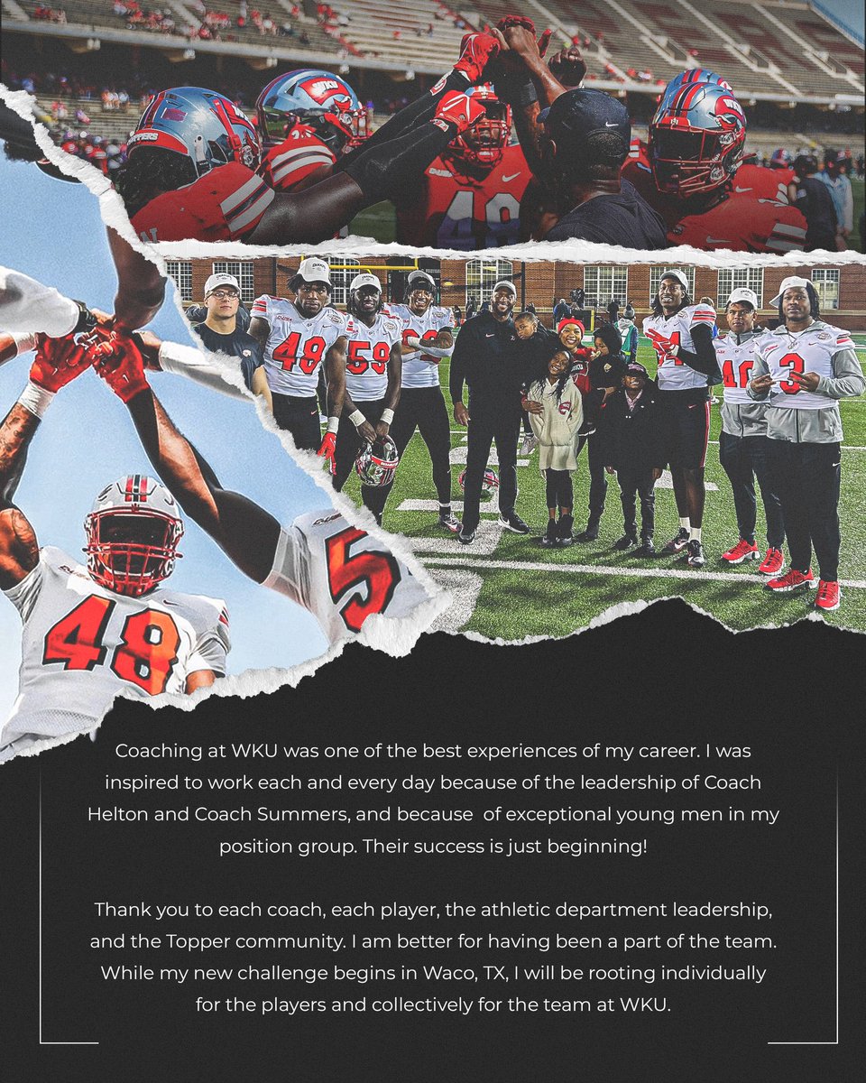 Jamar51Chaney's tweet photo. Dear Western Kentucky University, Thank You. 🫡

#GoTops https://t.co/mzyk1S9YIY