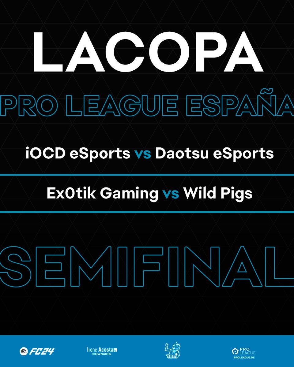 Proleague_Spain's tweet photo. Llegan las semis de copa ๐
@OwnArts @TutvShop https://t.co/WqCn84qECt