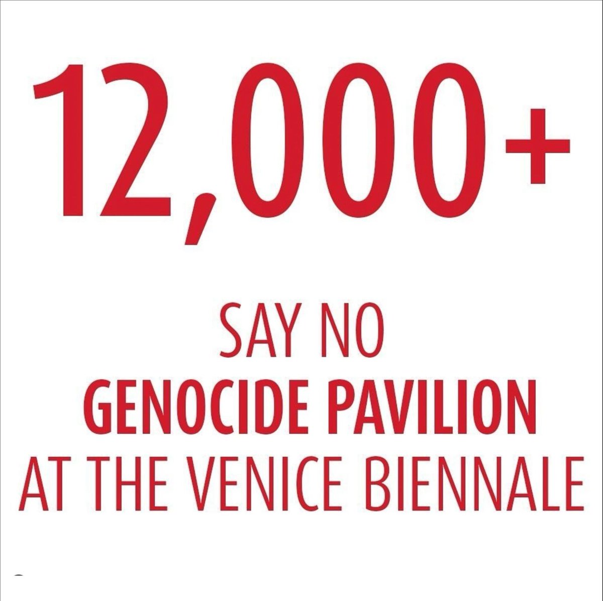 Add your name to our call to exclude Israel from the Venice Biennale. We insist on dignity, humanity, and accountability on the global stages of culture!