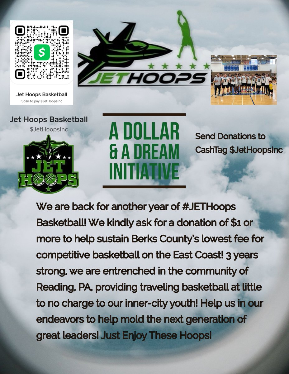 _JonnyJETSon's tweet photo. We are back for another year of #JetHoops!! Over 30+ kids impacted and counting! The lowest cost for competitive basketball on the East Coast and possibly the country. I humbly ask for any nominal amount you are comfortable with to keep this dream alive. Thanks in advance 🙏🏼🤙🏼 https://t.co/BLfOLa8SeL