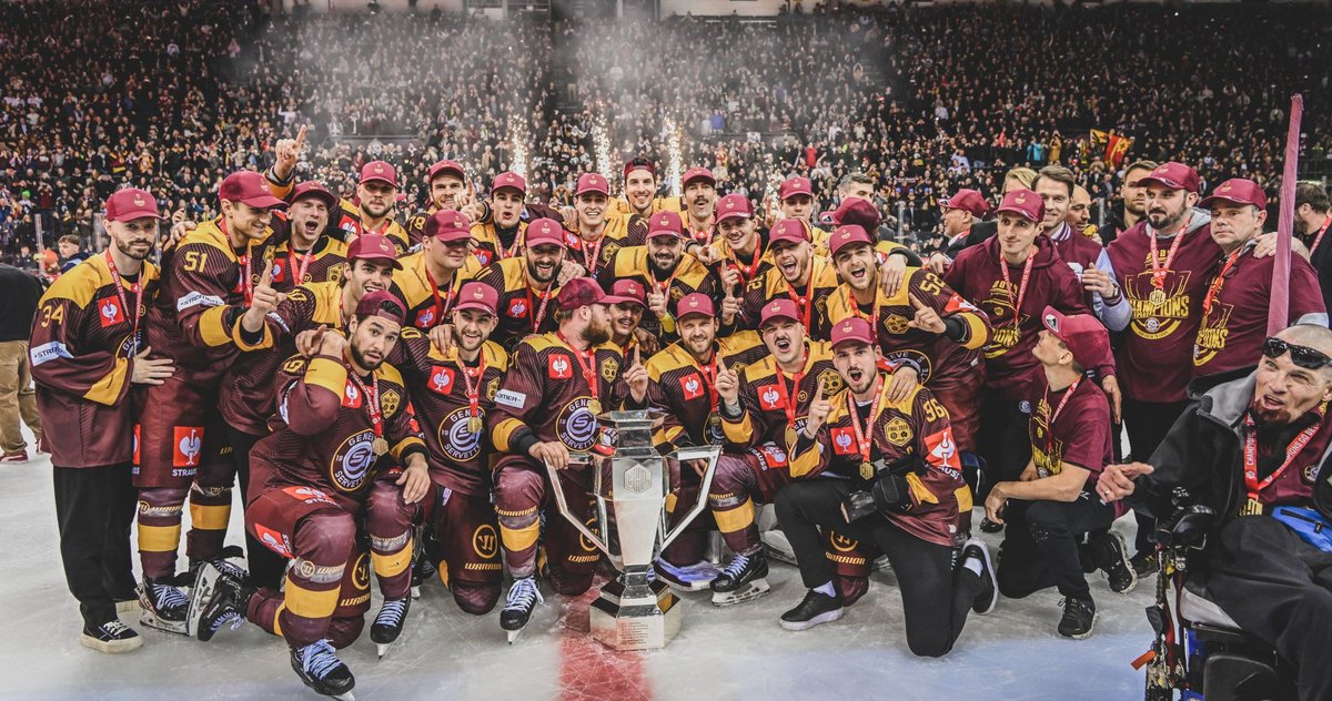 championshockey's tweet photo. The rest is history, @officialGSHC 🏆

#ChampionsGoBeyond #CHLFinal #CHLFinal2024 https://t.co/pMxMx04h1r