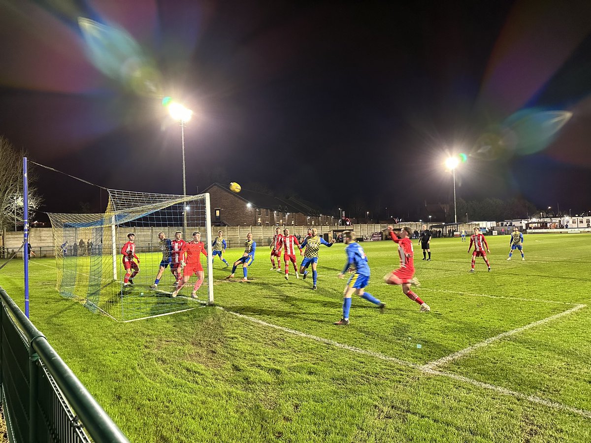 Tonight’s #NonLeague game - Wellingborough Town v Easington Sports, in the United Counties Premier South. 

#FMOFootballTravels #GroundHopping 
@doughboys_wtfc @Sports_ESFC @utdcos