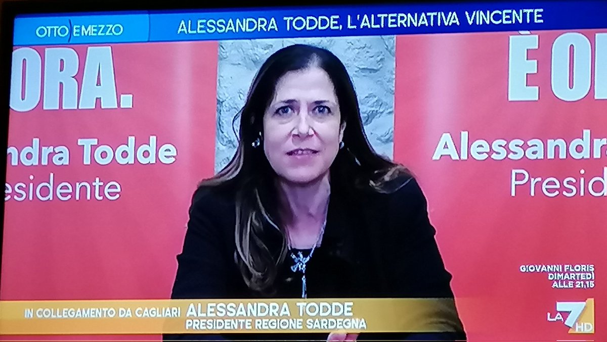 'La prima cosa che farò sarà quella di occuparmi di sanità pubblica'.
#ottoemezzo #AlessandraTodde 👏