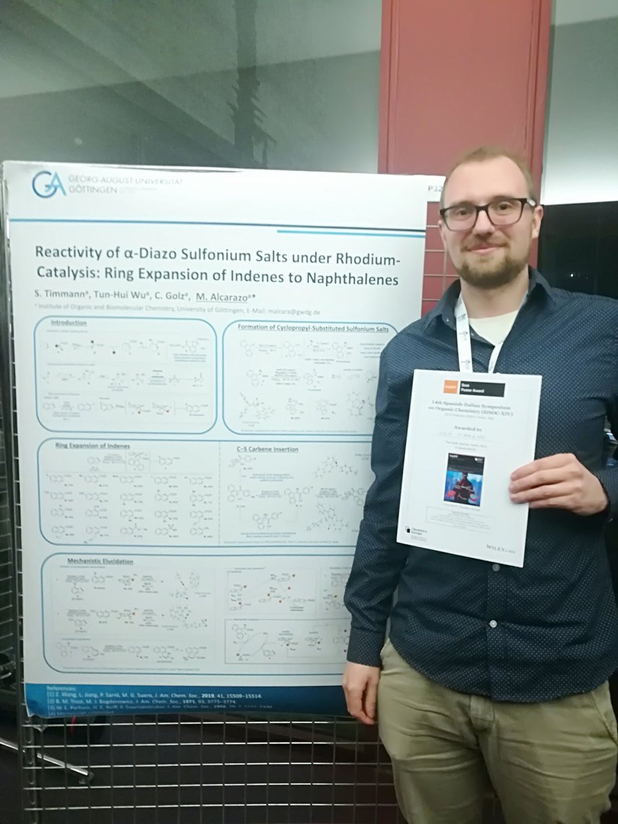 Sven just got the prize for the best poster at SISOC XIV. Congratulations!!! 😎