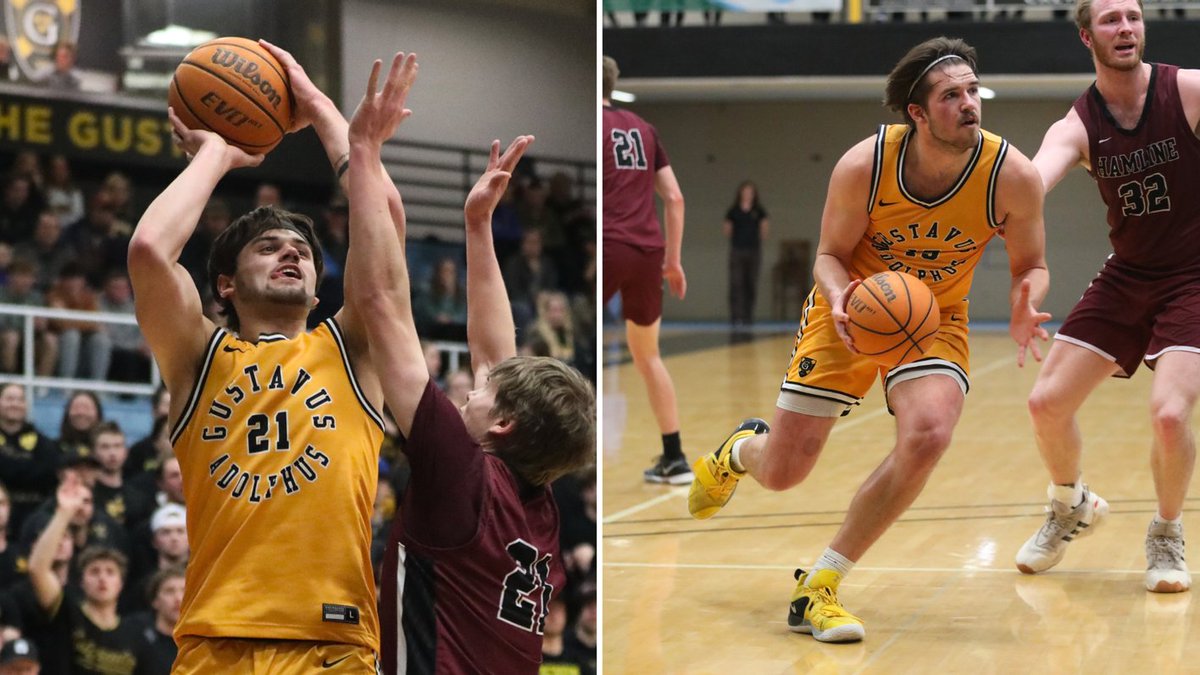 Gustavus Athletics (@gustieathletics) on Twitter photo .<a href="/Gustavus_MBB/">Gustavus Basketball</a> Spencer Swanson and Wyatt Olson named MIAC Men's Basketball All-Conference
Release: gogusties.com/news/2024/2/27โฆ
#GoGusties | #d3hoops .<a href="/Gustavus_MBB/">Gustavus Basketball</a> Spencer Swanson and Wyatt Olson named MIAC Men's Basketball All-Conference
Release: gogusties.com/news/2024/2/27โฆ
#GoGusties | #d3hoops