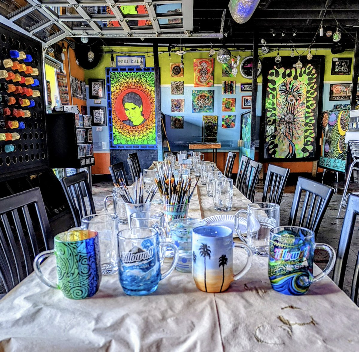 🎨🍺 Calling all Mug Club members! You asked, and we've brought it back! It's time to unleash your inner artist at our Mug Club Painting Class 🖌️🍻 Join us next Saturday, March 9th at Noon for a fun-filled paint session with local artist Azul Gutierrez!