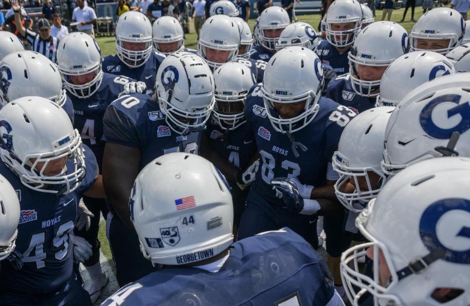I am honored to announce that I have recieved an offer to play Division 1 football at Georgetown University. Excited and grateful for this opportunity to continue my academic and athletic career. Hoya Saxa!! @jackwmcdaniels @CoachEachus @QBCountry @QBC_Recruit @Coachstewnewman