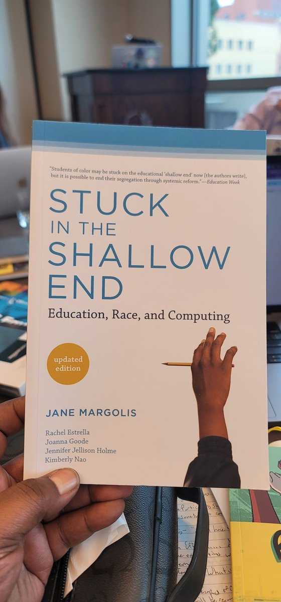 doctorstem's tweet image. Such an honor 🎖 to join the #CSEquity Workshop for School Leaders @UCLA Got to hear from the one and only @margolis_jane as she shared her research which proved to be foundational in raising awareness around Systemic Inequities in #ComputerScience #CSforAll #BetterTogether