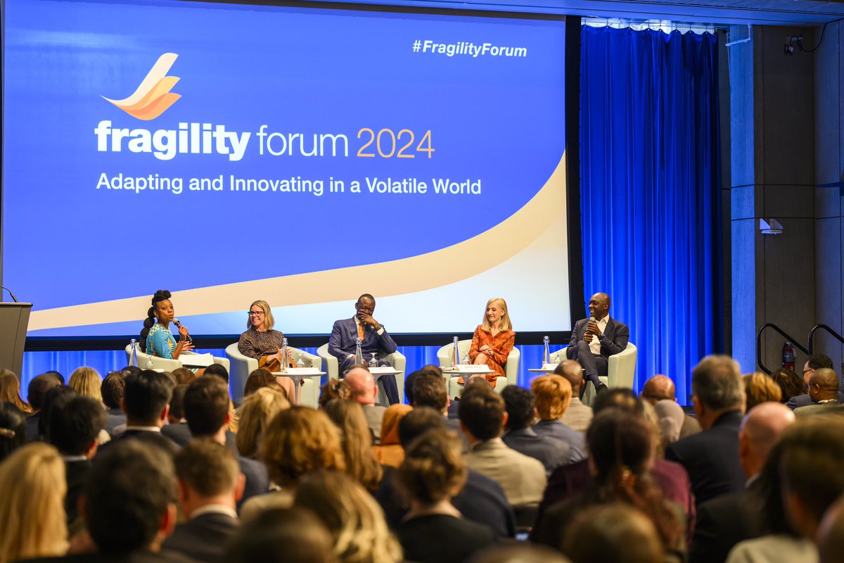 Diop_IFC's tweet image. As the world faces an unprecedented conjunction of crises and conflicts, the @WorldBank’s #FragilityForum helps us find innovative approaches to improve lives in #FCV countries.
