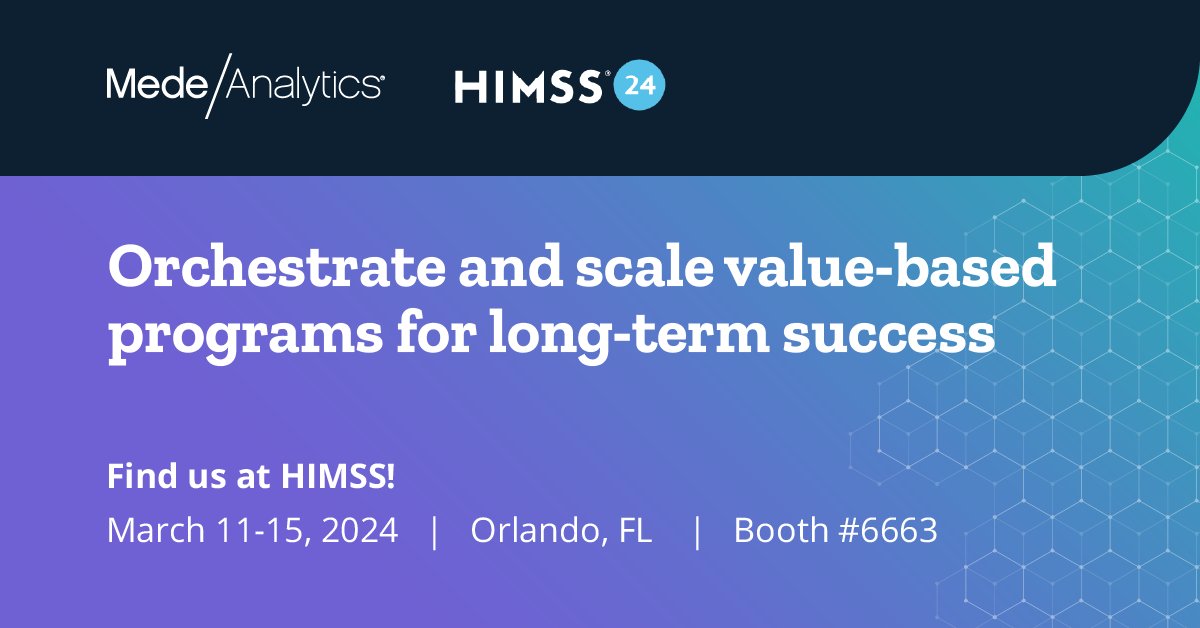 Hey, you! Are you headed to #HIMSS24? Make sure to visit us in the Digital Health Technology Theme Park at Booth #6663 to answer our sticky note Question of the Day, grab some free giveaways and chat with our team about your biggest goals.

See you there: medeanalytics.com/landing/himss2…