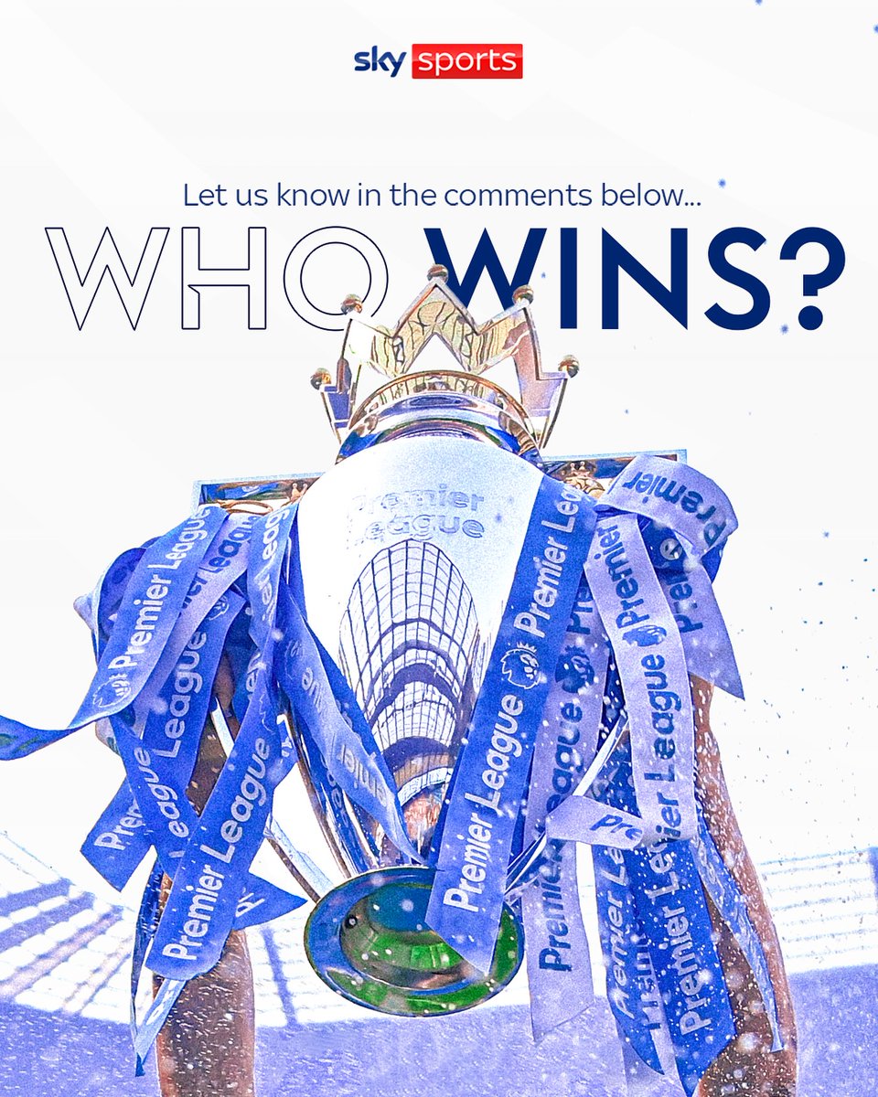 SkySportsPL's tweet photo. Who’s winning the Premier League this season? 🤔👇 https://t.co/kGSYl0I4pj