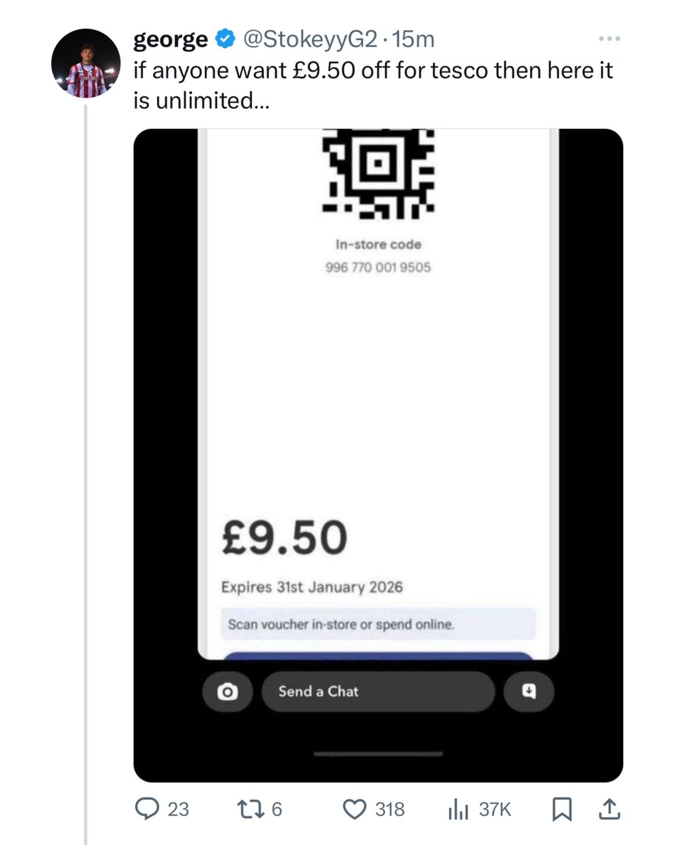 george tweet media