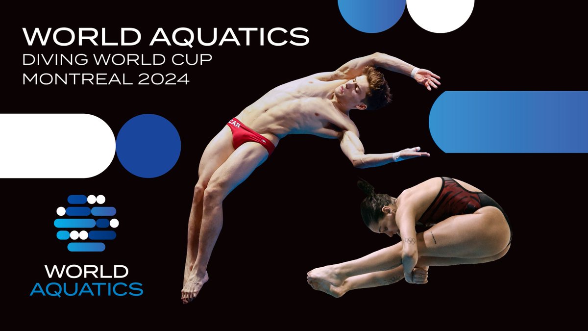 The World Aquatics World Cup is coming to #Montreal in 2 days. Who is going to come and watch? Feb 29 to Mar 3. Buy your tickets ➡️ diving.ca/worldcup