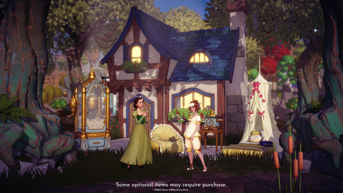 DisneyDLV's tweet image. Setting up the perfect Disney Dreamlight Valley slumber party? We've got you covered. 

Snuggle up with the Starlight House Bundle to add the ultimate collection of cozy accessories to your Valley. Comfy never looked so good. 💤✨