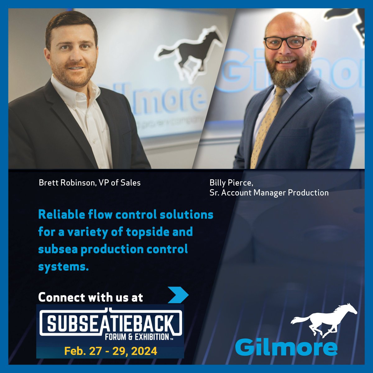 GilmoreProducts's tweet photo. Increase Efficiency, Safety, and Revenue with Gilmore Flow Control Solutions.
#gilmore #subseatieback #productionsolutions

Brett Robinson
Billy Pierce https://t.co/T373EGoLqk