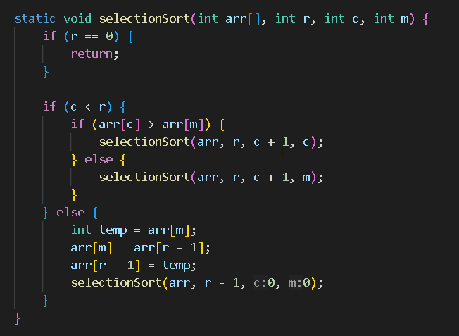 Day 26: Coding Like a Scout - Mastering Selection Sort with Recursion in Java!

#leetcodechallenge #leetcode #leetcodestreak
#100daysofcode
#100daysofcodechallenge
#100daysofcodingchallenge
#100daysofdsa
#dsa
#dsachallenge
#recursion

#leetcodechalleng
#DSAChallenge

#Day26