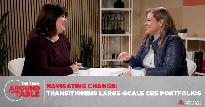 🎙️ Are smooth, large-scale #CRE portfolio transitions possible? Join Sarah Wiseman and Brandy Avery to learn about making this intimidating task a positive and value-driven journey. Watch Now >> cushwk.co/3Ve0Ht1 #teamaroundthetable