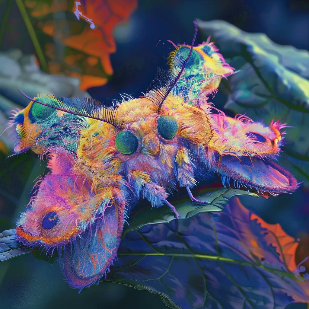 GM/GN!
If it's GN, I'm sending a pet moth to guard your dreams!
.
#aiart #scifi #moth