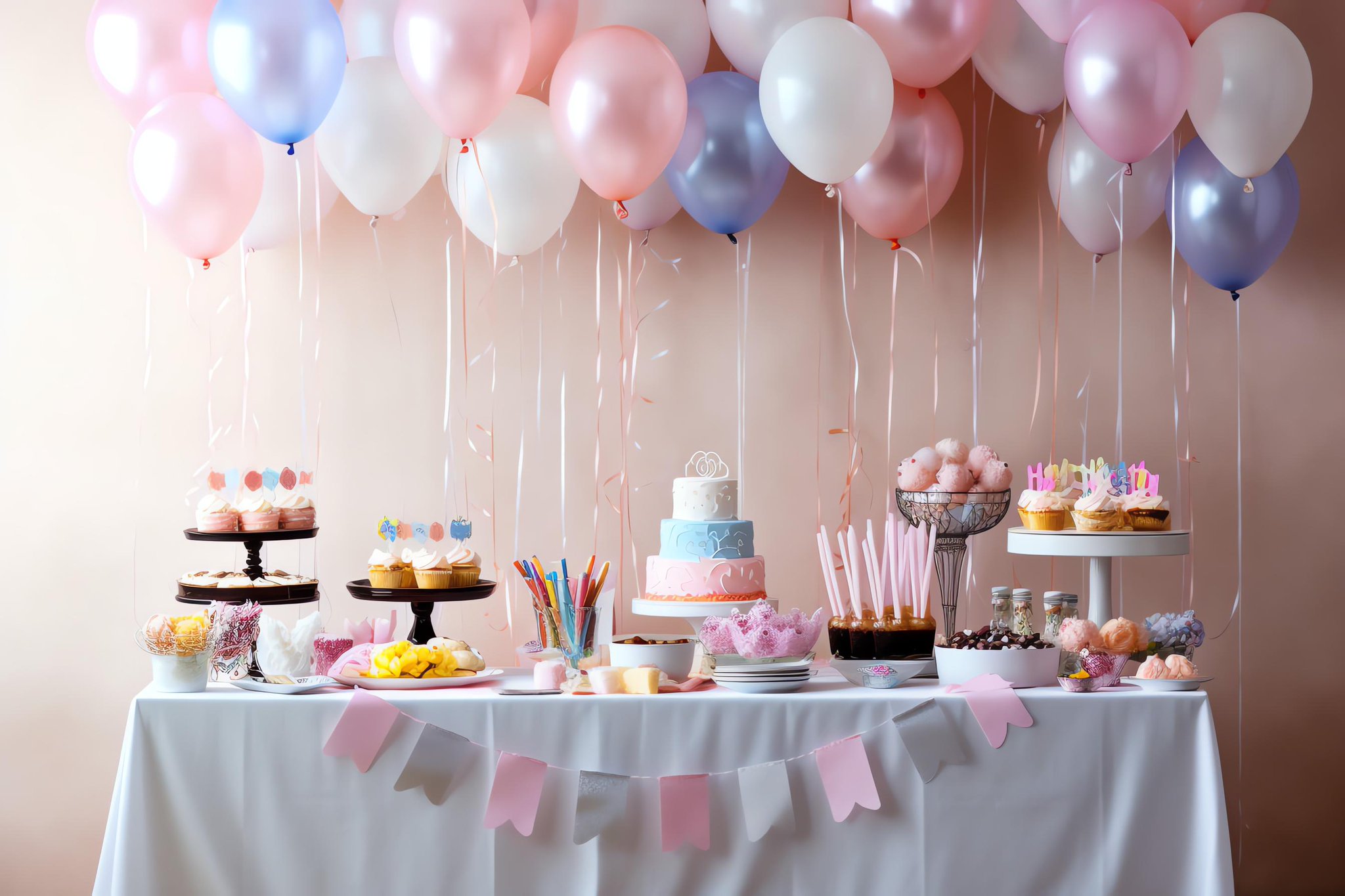 تجهيز حفلة عيد ميلاد