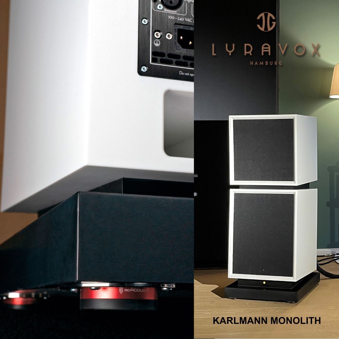 Excited to partner with #Lyravox on the Karlmann Monolith! 🎉 Our GAIA-TITAN Theis isolators bring unmatched sound purity to this audio marvel. Proud to elevate sound culture with #IsoAcoustics innovation. 🎶 #KarlmannMonolith #AudiophileRevolution