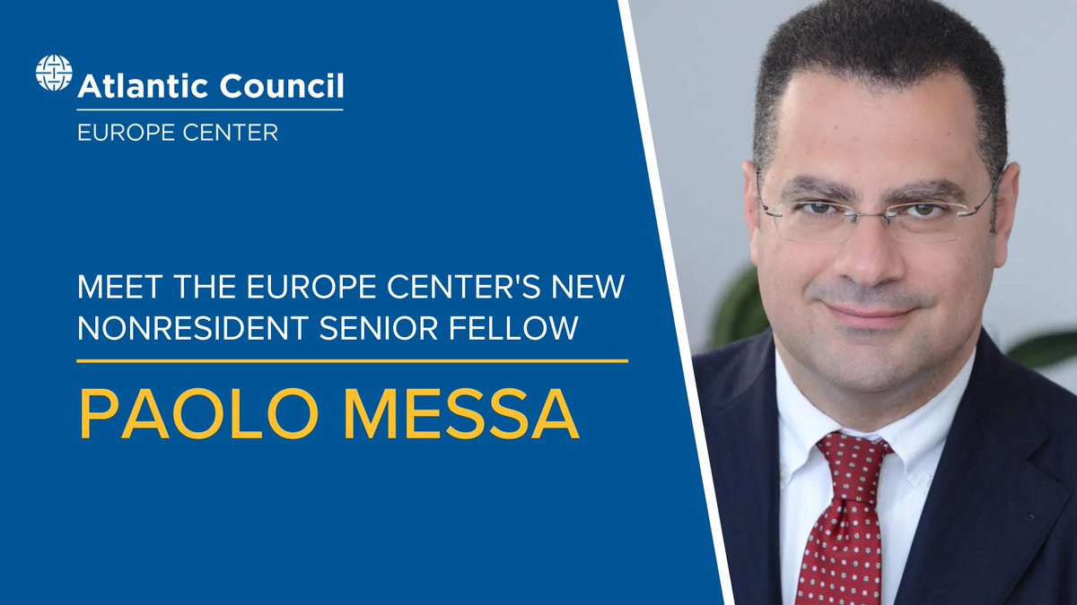 We are delighted to welcome <a href="/PaoloMessa/">Paolo Messa</a> as a Europe Center fellow to help shape Italy's critical role in the transatlantic community.  

Check out his latest article on 🇮🇹's #G7 presidency: bit.ly/4bUwtRG