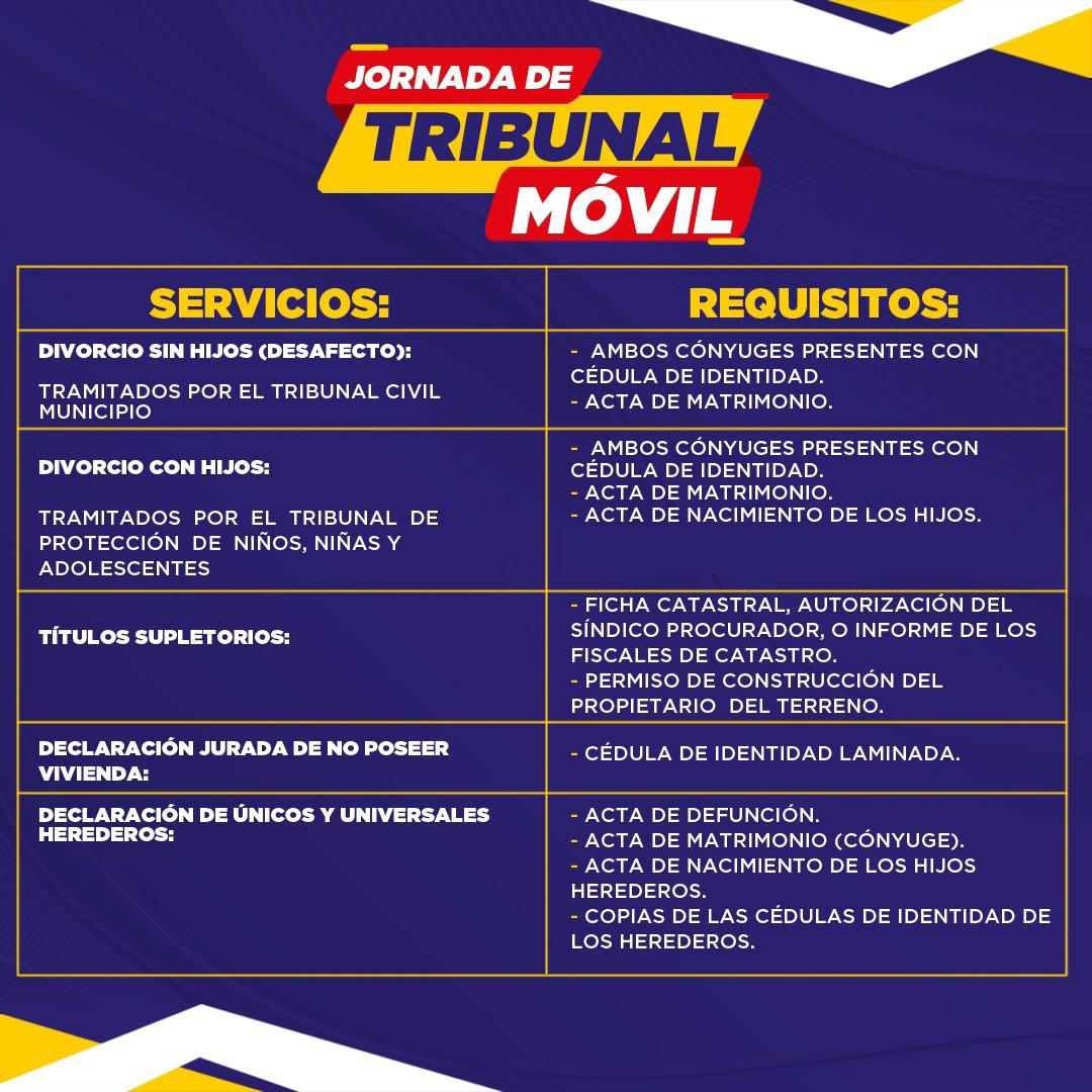 RecAraguaTSJ's tweet photo. Jornada de Tribunal Móvil este próximo viernes 01 marzo. Estaremos en ciudad socialista La Mora, en La Victoria. Asiste, todos los servicios son GRATUITOS. https://t.co/cDf1KSZxh8