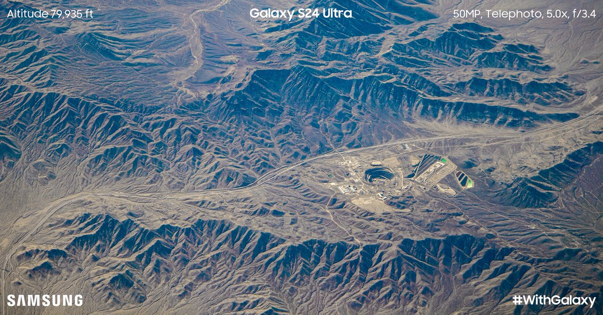 Samsung Mobile US (@samsungmobileus) on Twitter photo <a href="/Astronomical299/">Aarav Khanna</a> Check out the Vegas desert captured from high above earth using the epic zoom of the new #GalaxyS24 Ultra!
❤️ this post to receive another photo captured from space #withGalaxy.
smsng.us/LasVegas
Reply #stop to unsubscribe. <a href="/Astronomical299/">Aarav Khanna</a> Check out the Vegas desert captured from high above earth using the epic zoom of the new #GalaxyS24 Ultra!
❤️ this post to receive another photo captured from space #withGalaxy.
smsng.us/LasVegas
Reply #stop to unsubscribe.