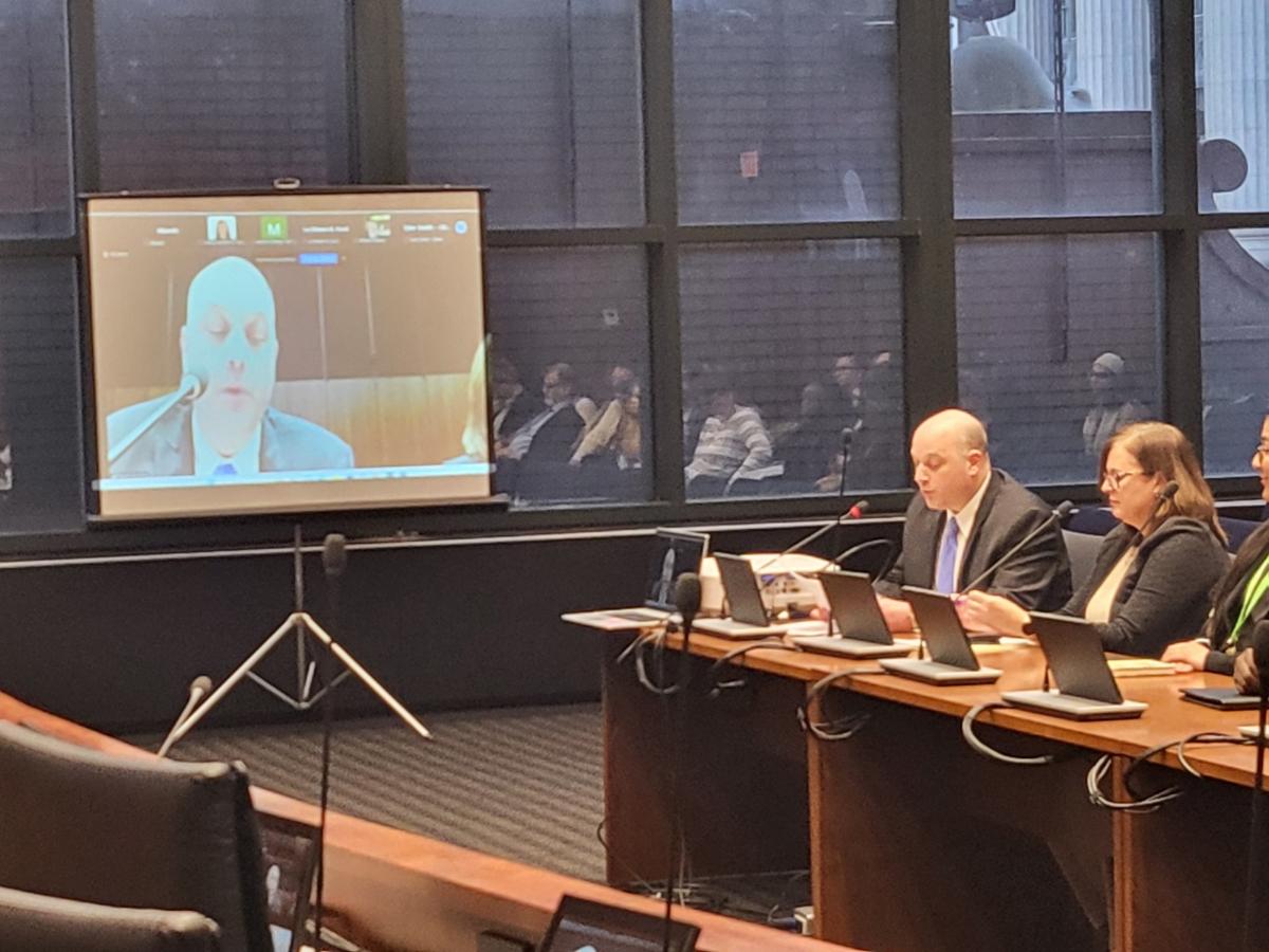 ILPsychiatry's tweet photo. IPS President, Dr. Andrew Lancia testified on the Psychiatric Collaborative Care Model, HB 5045 and HB 5046 in Chicago at the Joint Committee Hearing for the House Mental Health and Addiction and the Senate Behavioral and Mental Health Committees.
#collaborativecaremodel #IPS https://t.co/uPG5QEzuRz