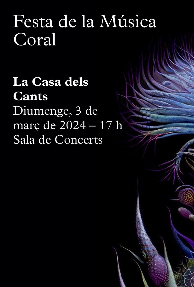 🎶 Aquest diumenge 3 de març a les 17 h, cantarem a la Festa de la Música Coral al @palaumusicacat! Allà s'hi estrenaran les obres guanyadores del IV Concurs de Composició de l'Orfeó Català i dels IX Premis Internacionals Catalunya de Composició Coral convocats per la FCEC.
