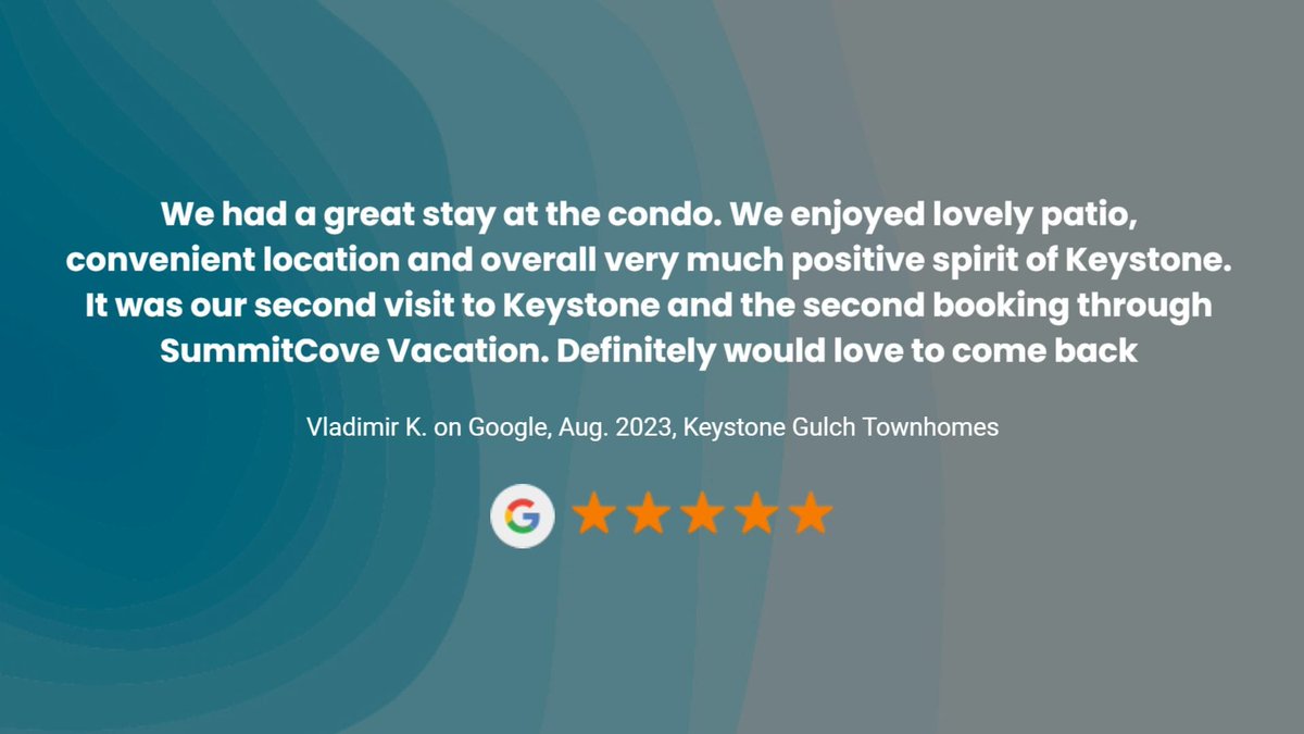 skisummitcove's tweet image. Thanks so much for the great review! 
.
.
#visitkeystone #summervacation #summitcovelodging #westkeystone #stayhere #vacationrentals