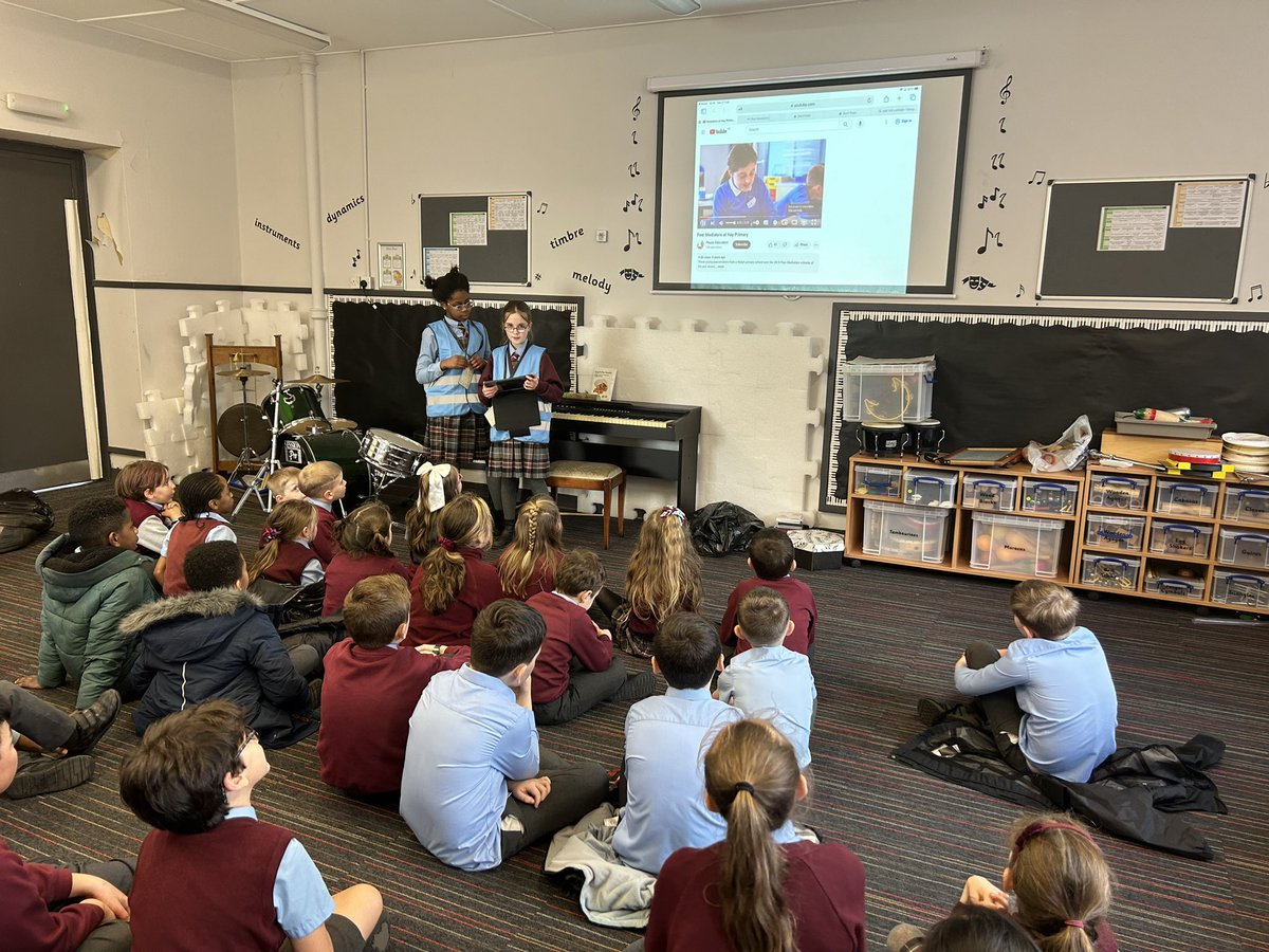 StCharlesGla's tweet photo. Some of our newly appointed #PeerMediators shared what they do at our House Assemblies today. I know that they will do a great job at helping their friends resolve any disagreements in a fair and calm way #RestorativeApproaches #RightsRespectingStCharles https://t.co/IKN3Q9B3Ht