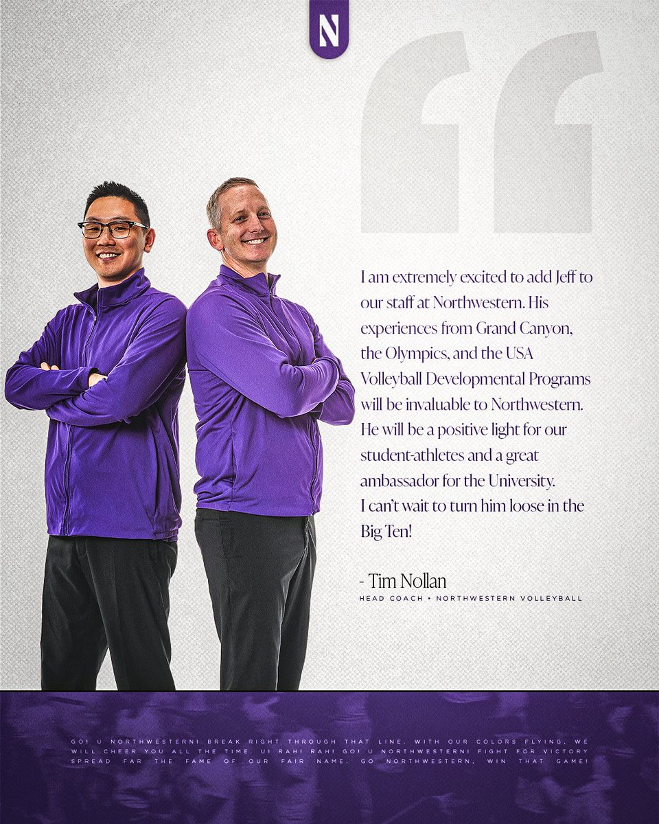 🗣️ 'Jeff will be a 𝐩𝐨𝐬𝐢𝐭𝐢𝐯𝐞 𝐥𝐢𝐠𝐡𝐭 for our student-athletes and a 𝐠𝐫𝐞𝐚𝐭 𝐚𝐦𝐛𝐚𝐬𝐬𝐚𝐝𝐨𝐫 for the University.' - @tim_nollan #GoCats | @B1GVolleyball