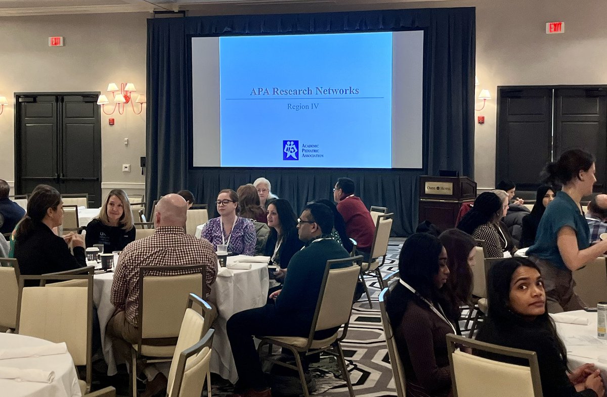 Julia Kim, MD, MPH (@julia_m_kim) on Twitter photo Great networking and cross institutional discussions at the <a href="/AcademicPeds/">Academic Peds Assoc</a> Meet the Professors Breakfast with tables on Quality Improvement, advocacy, hospital medicine, leadership, medical education, & research! Good food and great company with #APA4! Great networking and cross institutional discussions at the <a href="/AcademicPeds/">Academic Peds Assoc</a> Meet the Professors Breakfast with tables on Quality Improvement, advocacy, hospital medicine, leadership, medical education, & research! Good food and great company with #APA4!