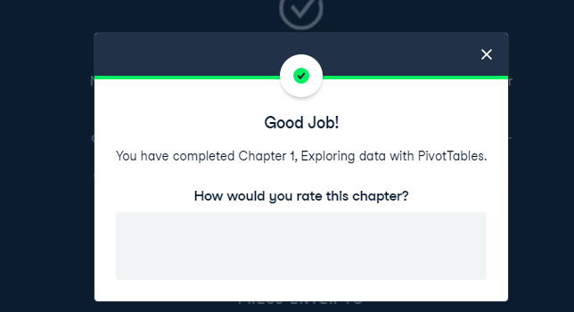 oyelekeibukun1's tweet image. Day 27-(30 days data challenge organized by @DataFestAfrica.)

I finished the Chapter 1 of the Data Analysis in Excel course today and took some practice tests to solidify my learning. Baby steps 💓

 Thank you @DataCampDonates @DCA #DCDonates #30daysofDataChallenge#