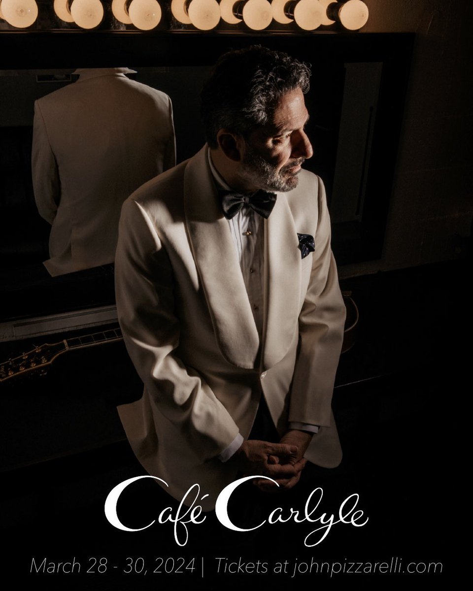 John is back in NYC at Café Carlyle this coming spring for 'John Pizzarelli Sings Sinatra”. Join John and his trio as they pay homage to the legendary Frank Sinatra. Tickets are on sale now at johnpizzarelli.com