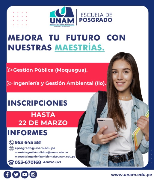 #LaUnamTeInforma | 𝗜𝗡𝗦𝗖𝗥𝗜́𝗕𝗘𝗧𝗘 𝗬 𝗣𝗔𝗥𝗧𝗜𝗖𝗜𝗣𝗔 𝗗𝗘𝗟 𝗣𝗥𝗢𝗖𝗘𝗦𝗢 𝗗𝗘 𝗔𝗗𝗠𝗜𝗦𝗜𝗢́𝗡 𝗣𝗔𝗥𝗔 𝗟𝗔 𝗘𝗦𝗖𝗨𝗘𝗟𝗔 𝗗𝗘 𝗣𝗢𝗦𝗚𝗥𝗔𝗗𝗢 𝟮𝟬𝟮𝟰 - 𝗜