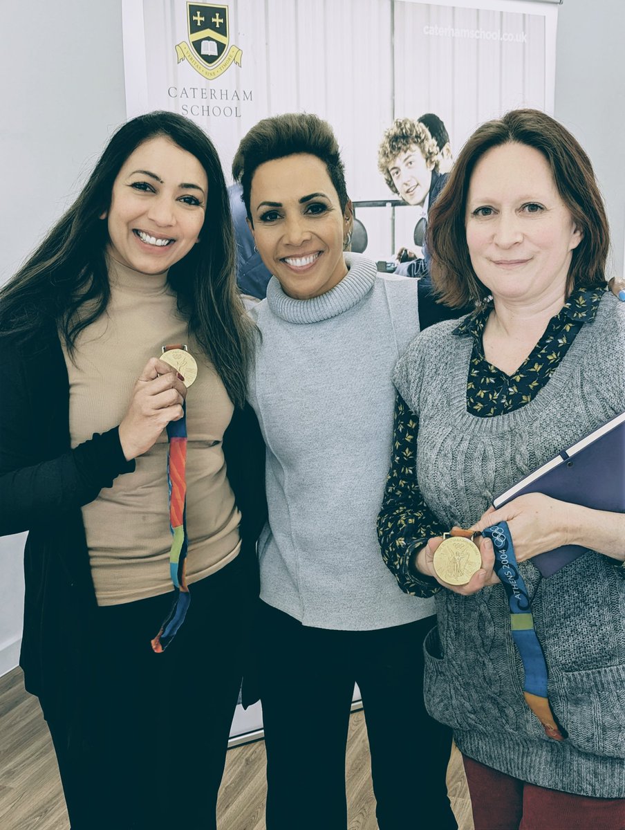 What an honour it was this morning to spend some time with double Olympic gold medal winner <a href="/DameKellysTrust/">DameKellyHolmesTrust</a>! She came to visit <a href="/Caterham_School/">Caterham School</a>, taking part in activities with the students in the morning &amp; opening their fantastic new sports centre.

More in March's edition!