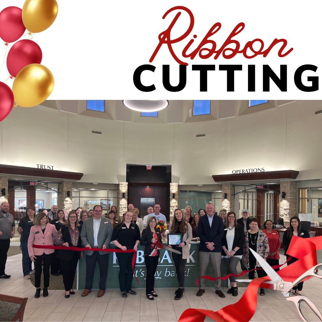 hutchchamber's tweet photo. We celebrated big with our friends at RCB Bank last week with a ribbon cutting and an open house for their remodel at their 700 E 30th Street location!  Check them out online: https://t.co/zZOZT1iXlQ.

#ribboncutting #ChooseHutch https://t.co/PIbKbQNQ2T