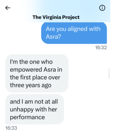 v_theclash's tweet photo. I ran across something interesting when I was cleaning up today: screenshots of a 2023 conversation with David Gordon, leader of The #VirginiaProject, a #VA_GOP PAC. Thought they should be shared for posterity and clarity.๐งต #CoalitionForTJ #AsraNomani https://t.co/t8XKGBL3R9