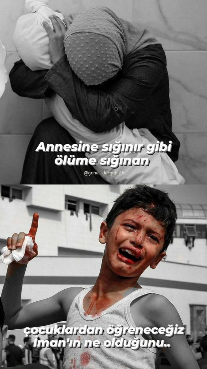 Sabret Ey Gazzem!

Siz imtihan ateşiyle,
münafıkların kalleşliğiyle, 
düşmanların kurnazlığıyla,
açlıkla ,  susuzukla , acılarla kavrulan bir ümmetsiniz.

#TRTneiş Diyarbakır Kaloriferci Yasin Defolup Demet Evgar İsmail Kartal Bu Fenerbahçe Emre Hamas