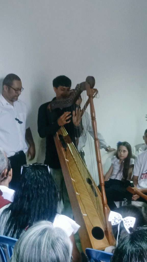 Muestra musical de la Cátedra Arpa del núcleo CICPC