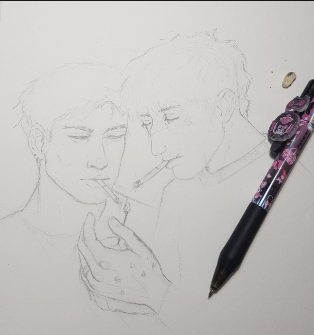 VelQui_'s tweet photo. 🖤🚬🥍
#AFTG #allforthegame #NeilJosten #AndrewMinyard

WIP https://t.co/f0vUxd89jQ