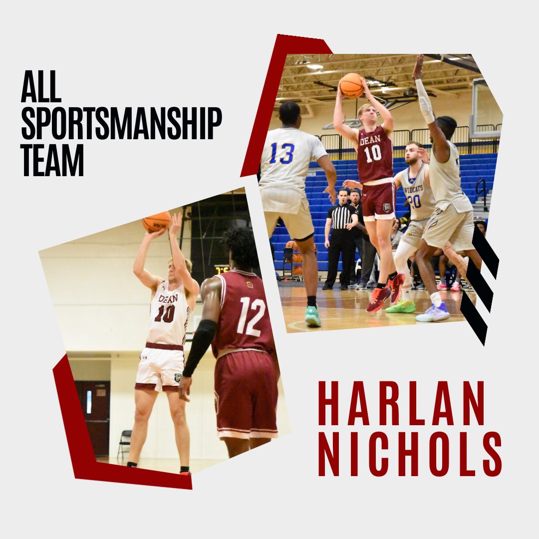 Congratulations to AJ Weston Second Team All GNAC & Harlan Nichols All Sportsmanship Team!