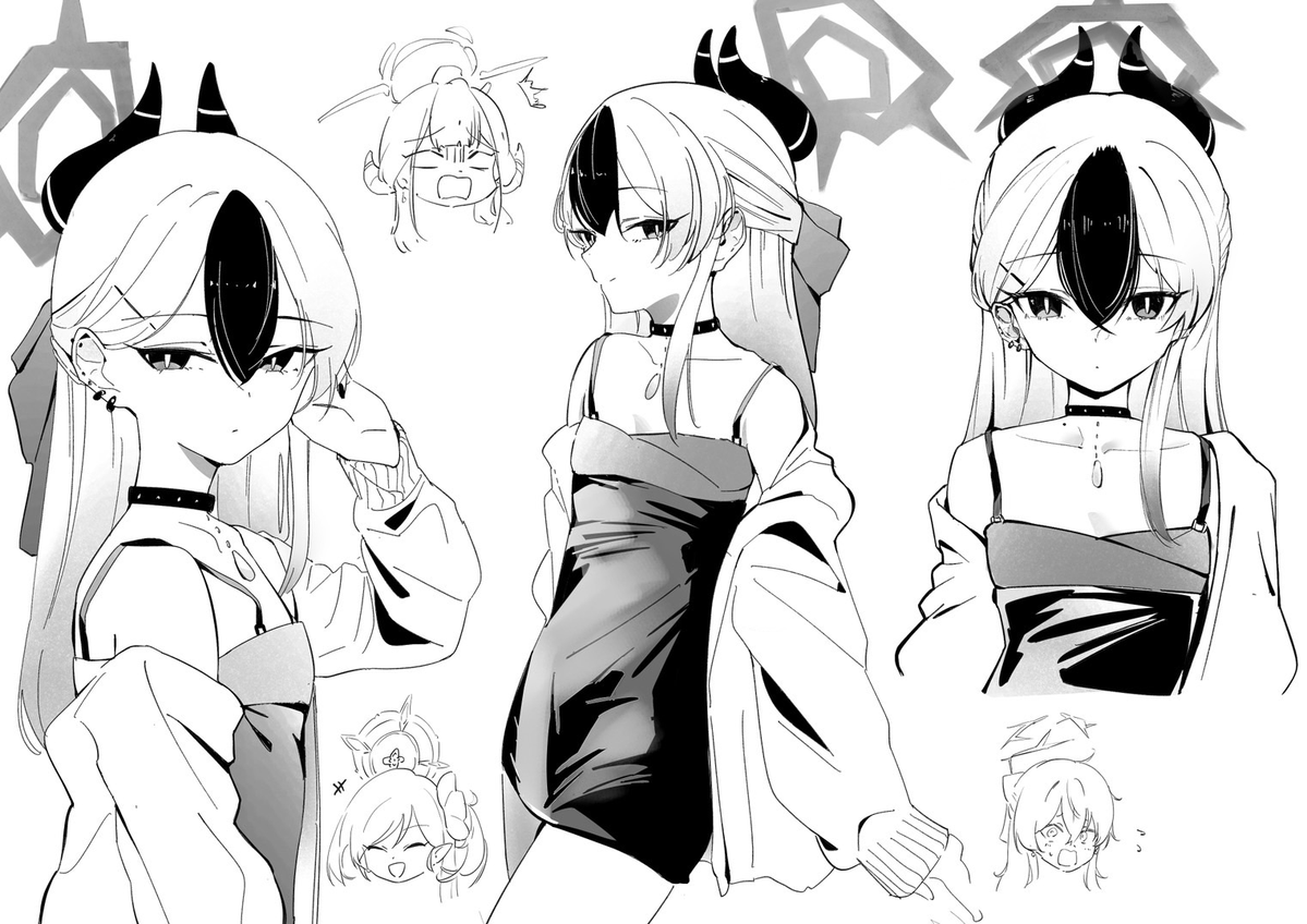 ドレスなカヨコはとてもいい
#ブルアカ 