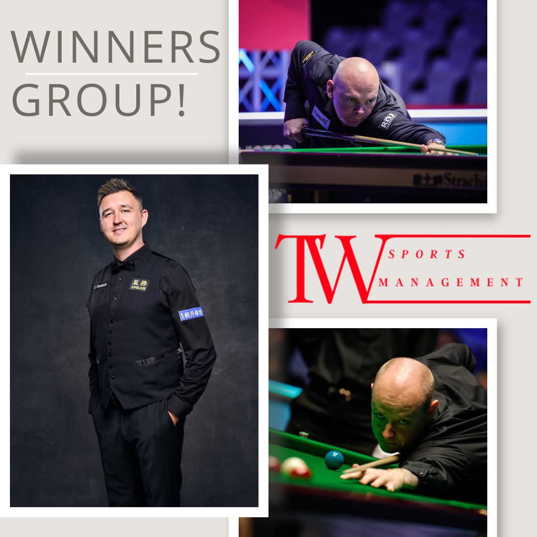 After beating Pang Junxu In the final of today’s championship league group 6, @KyrenWilson joins Stuart Bingham & Chris Wakelin in the winners group Mid March! Really happy to have all 3 players through to finals day! #TWSPORTSMANAGEMENT #Snooker #Sports #Management