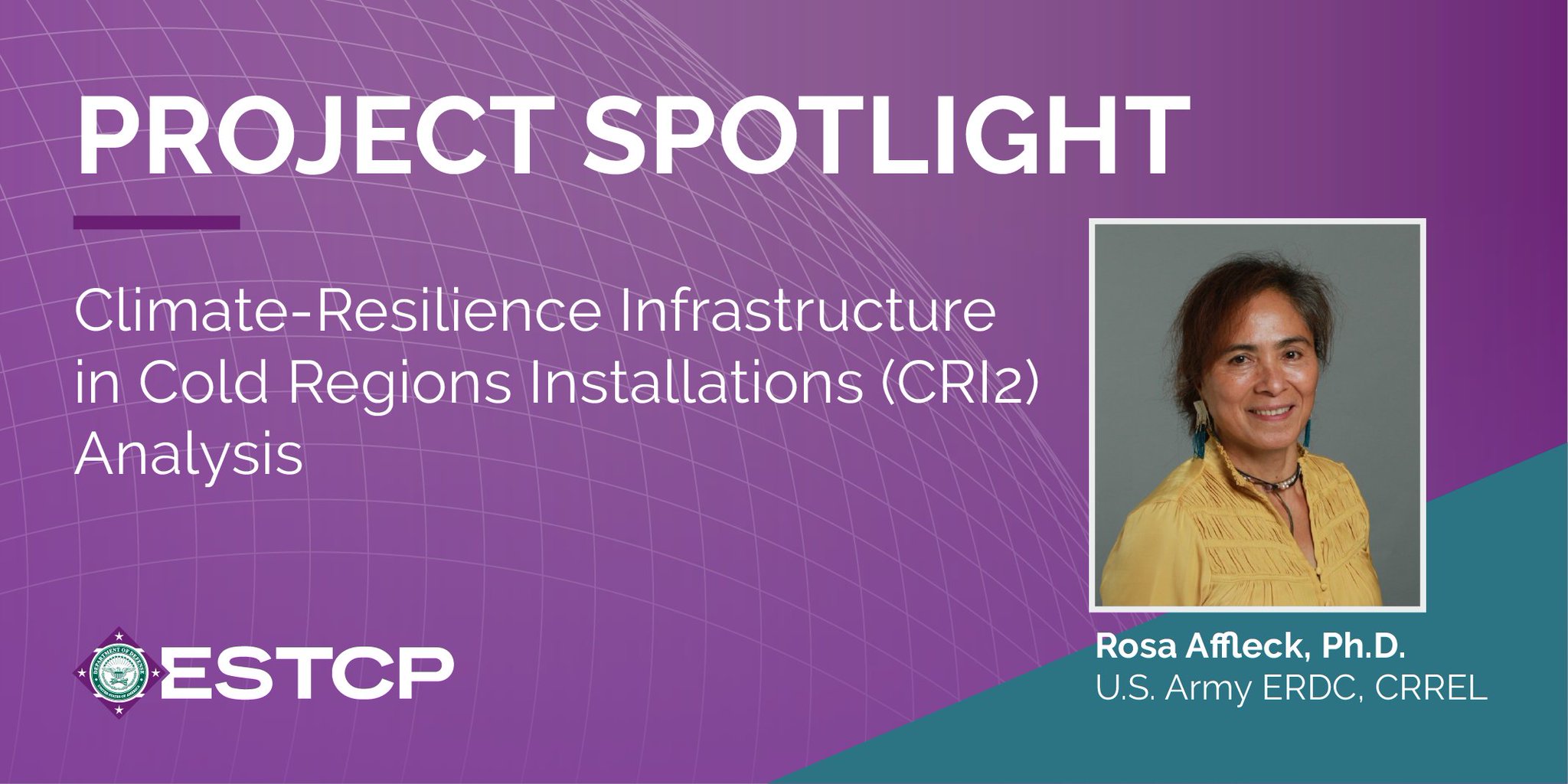 SERDP & ESTCP on X: "Dr. Rosa Affleck at @ArmyERDC and her ...