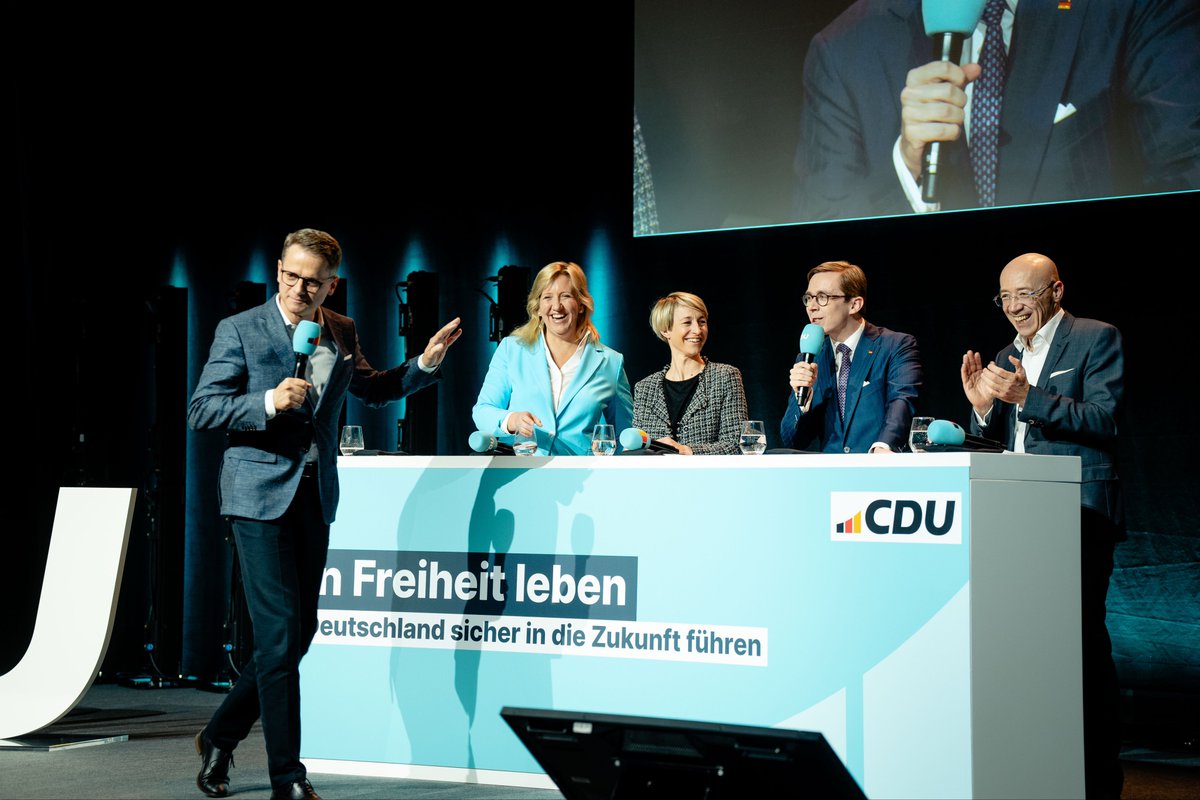 CDU's tweet photo. Danke Mainz! Das war ein gelungener Auftakt unserer #GrundsätzlichCDU Deutschlandtour 2024. 🚀
🔜 Morgen geht es weiter nach Hannover. https://t.co/w0CMuNOKm0