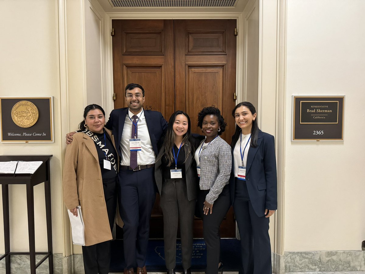 My first Twitter post was a year ago about the AUA Advocacy Summit, and I finally got to attend this year #AUASummit24! Got to work with this all-star California team, meeting our representatives and senators. Can’t wait to return to Capitol Hill one day!